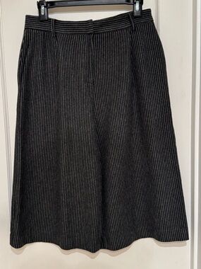 Tibi Tibi Pinstripe Wide-Leg Cullotes